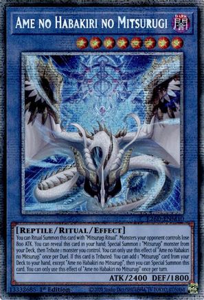 Ame no Habakiri no Mitsurugi (Starlight Rare) (L26D-ENM10) - Legendary Modern Decks 2026 1st Edition