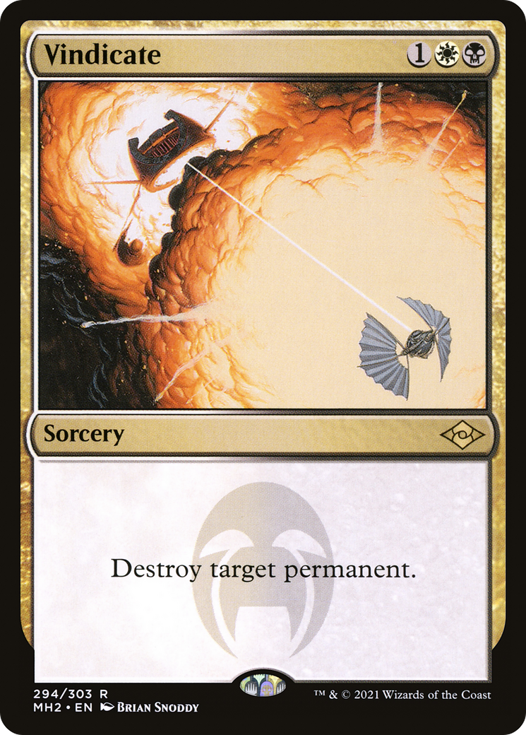 Vindicate (Foil Etched) [Modern Horizons 2]
