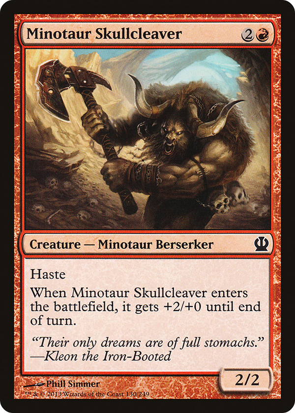 Minotaur Skullcleaver [Theros]