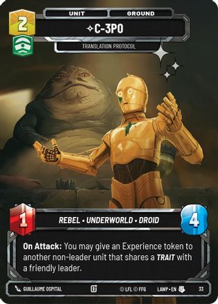 C-3PO - Translation Protocol (Foil) (13) - A Lawless Time  Weekly Play Promos Foil