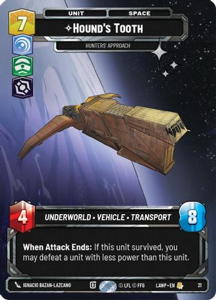 Hound's Tooth - Hunters' Approach (Foil) (21) - A Lawless Time  Weekly Play Promos Foil