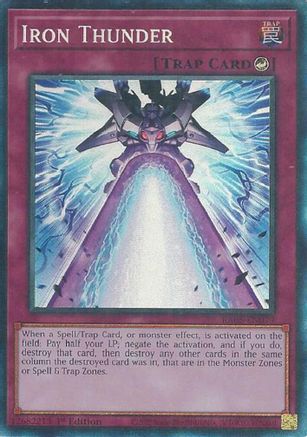Iron Thunder (Collector's Rare) (RA05-EN079) - Rarity Collection 5 1st Edition