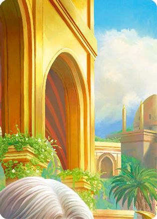 Riches of Tropal-Dhani Art Card (Top Left) - Compendium of Rathe - Antiquity Pack Rainbow Foil