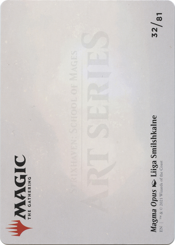 Magma Opus // Magma Opus (ASTX-032) - Strixhaven Art Series (Borderless)