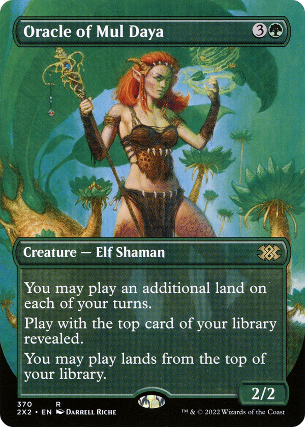 Oracle of Mul Daya (Borderless Alternate Art) [Double Masters 2022]