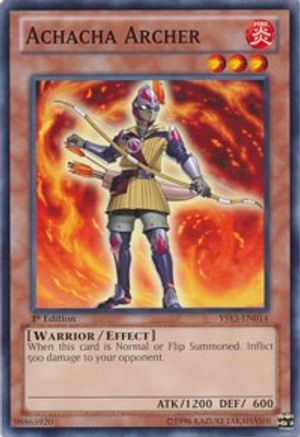 Achacha Archer (YS13-EN014) - Super Starter: V for Victory 1st Edition