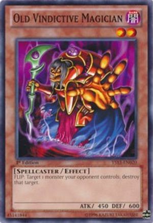 Old Vindictive Magician (YS13-EN020) - Super Starter: V for Victory 1st Edition