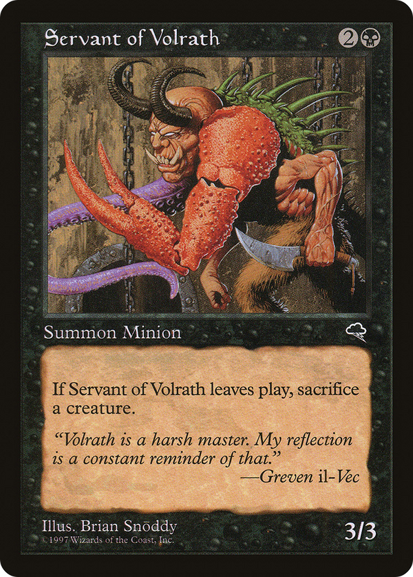 Servant of Volrath [Tempest]