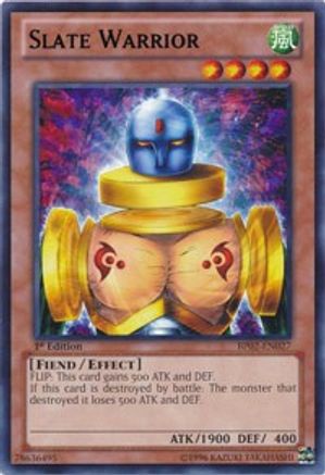 Slate Warrior (BP02-EN027) - Battle Pack 2: War of the Giants Unlimited