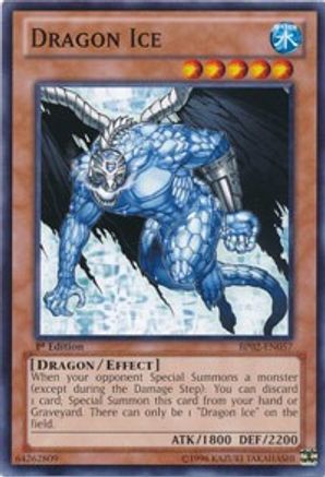 Dragon Ice (BP02-EN057) - Battle Pack 2: War of the Giants 1st Edition