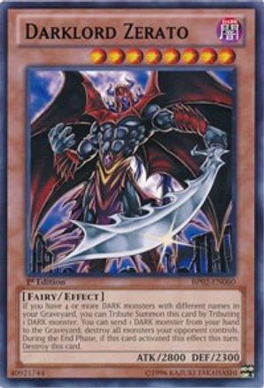 Darklord Zerato (BP02-EN060) - Battle Pack 2: War of the Giants 1st Edition