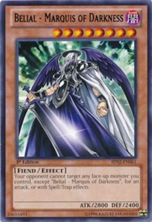 Belial - Marquis of Darkness (BP02-EN061) - Battle Pack 2: War of the Giants Unlimited