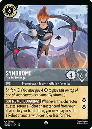 Syndrome - Out for Revenge (172/204) - Wilds Unknown Cold Foil