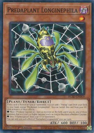 Predaplant Longinephila (BLZD-EN009) - Blazing Dominion 1st Edition