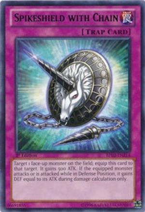 Spikeshield with Chain (BP02-EN214) - Battle Pack 2: War of the Giants 1st Edition