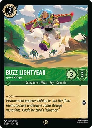 Buzz Lightyear - Space Ranger (57) - Disney Lorcana Promo Cards Holofoil