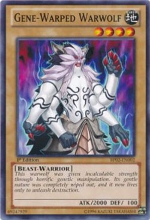 Gene-Warped Warwolf (BP02-EN002) - Battle Pack 2: War of the Giants Unlimited