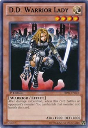 D.D. Warrior Lady (BP02-EN021) - Battle Pack 2: War of the Giants Unlimited