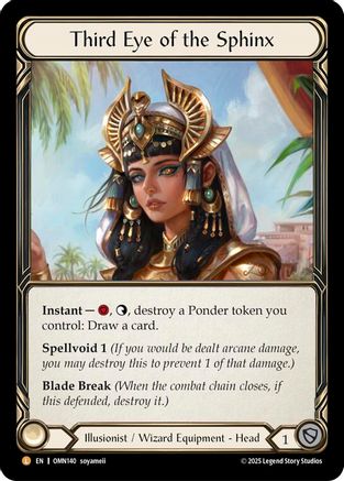 Third Eye of the Sphinx (OMN140) - Omens of the Third Age Rainbow Foil