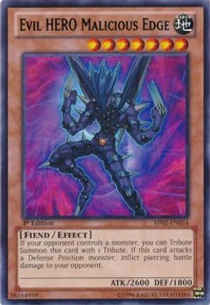 Evil HERO Malicious Edge (BP02-EN054) - Battle Pack 2: War of the Giants Unlimited