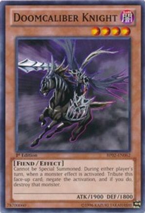 Doomcaliber Knight (BP02-EN062) - Battle Pack 2: War of the Giants Unlimited
