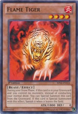 Flame Tiger (BP02-EN113) - Battle Pack 2: War of the Giants 1st Edition
