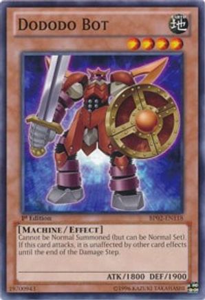 Dododo Bot (BP02-EN118) - Battle Pack 2: War of the Giants Unlimited