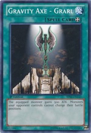 Gravity Axe - Grarl (BP02-EN143) - Battle Pack 2: War of the Giants 1st Edition