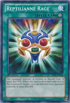 Reptilianne Rage (BP02-EN156) - Battle Pack 2: War of the Giants 1st Edition