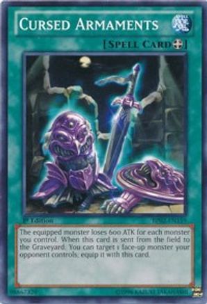 Cursed Armaments (BP02-EN159) - Battle Pack 2: War of the Giants Unlimited