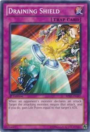 Draining Shield (BP02-EN181) - Battle Pack 2: War of the Giants 1st Edition