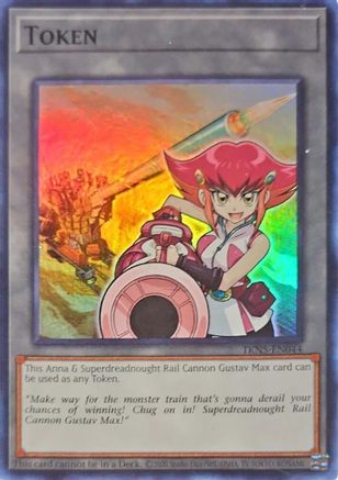Token: Anna Kaboom & Superdreadnought Rail Cannon Gustav Max () - Blazing Dominion 1st Edition
