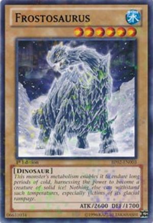 Frostosaurus (Mosaic Rare) (BP02-EN003) - Battle Pack 2: War of the Giants Unlimited
