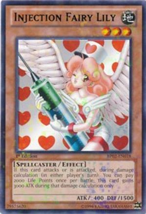 Injection Fairy Lily (Mosaic Rare) (BP02-EN018) - Battle Pack 2: War of the Giants 1st Edition