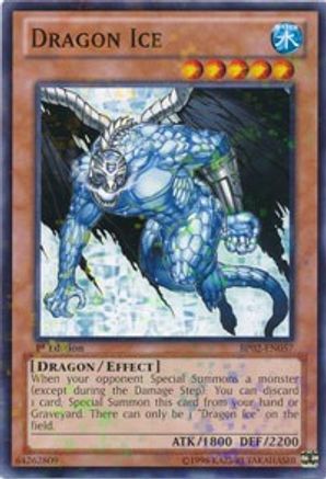 Dragon Ice (Mosaic Rare) (BP02-EN057) - Battle Pack 2: War of the Giants 1st Edition