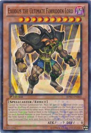 Exodius the Ultimate Forbidden Lord (Mosaic Rare) (BP02-EN063) - Battle Pack 2: War of the Giants Unlimited
