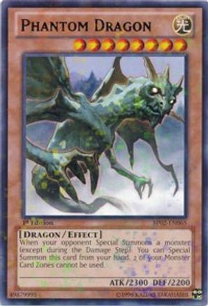 Phantom Dragon (Mosaic Rare) (BP02-EN065) - Battle Pack 2: War of the Giants 1st Edition