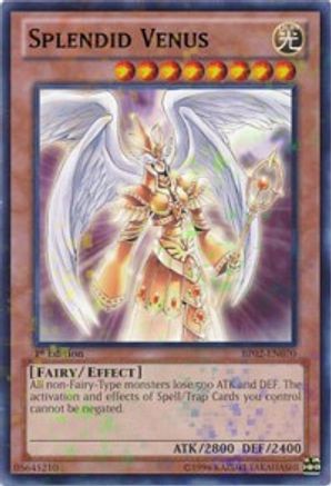 Splendid Venus (Mosaic Rare) (BP02-EN070) - Battle Pack 2: War of the Giants 1st Edition