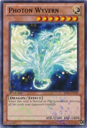Photon Wyvern (Mosaic Rare) (BP02-EN109) - Battle Pack 2: War of the Giants Unlimited