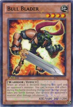 Bull Blader (Mosaic Rare) (BP02-EN115) - Battle Pack 2: War of the Giants Unlimited