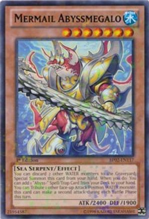 Mermail Abyssmegalo (Mosaic Rare) (BP02-EN117) - Battle Pack 2: War of the Giants Unlimited