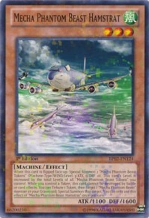 Mecha Phantom Beast Hamstrat (Mosaic Rare) (BP02-EN124) - Battle Pack 2: War of the Giants 1st Edition