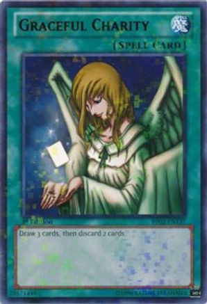 Graceful Charity (Mosaic Rare) (BP02-EN137) - Battle Pack 2: War of the Giants 1st Edition