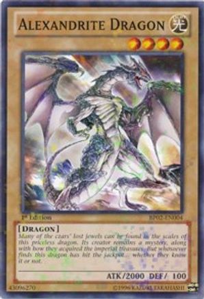 Alexandrite Dragon (Mosaic Rare) (BP02-EN004) - Battle Pack 2: War of the Giants 1st Edition