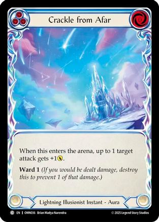 Crackle From Afar (OMN036) - Omens of the Third Age Cold Foil