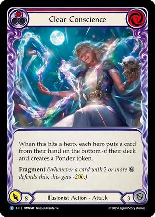 Clear Conscience (Red) (OMN041) - Omens of the Third Age