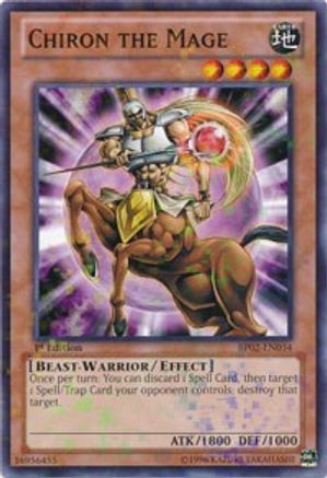 Chiron the Mage (Mosaic Rare) (BP02-EN034) - Battle Pack 2: War of the Giants Unlimited