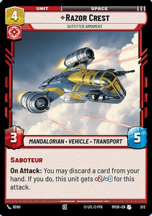 Razor Crest - Outfitted Armament (2/2) - Event Exclusive Promos