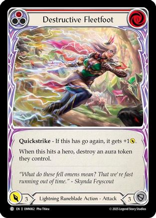 Destructive Fleetfoot (Red) (OMN062) - Omens of the Third Age