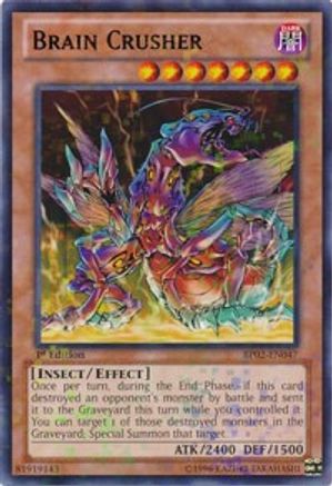 Brain Crusher (Mosaic Rare) (BP02-EN047) - Battle Pack 2: War of the Giants 1st Edition
